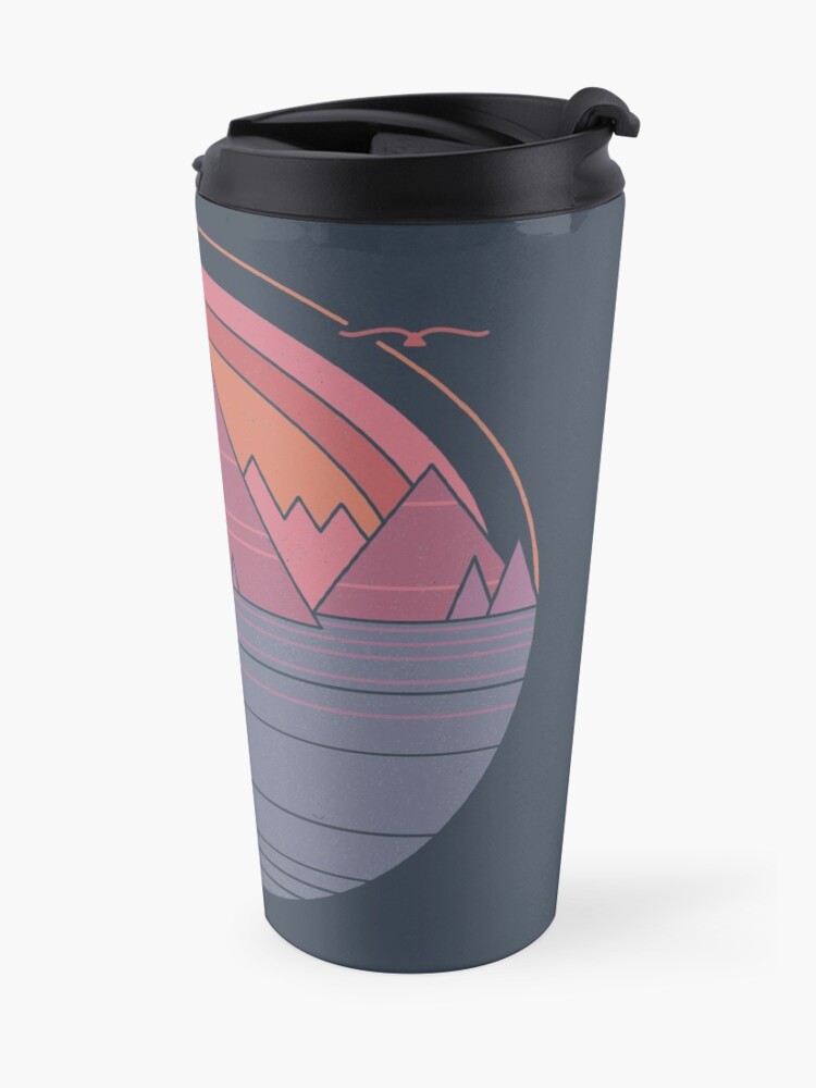 Alternate view of The Mountains Are Calling Travel Mug