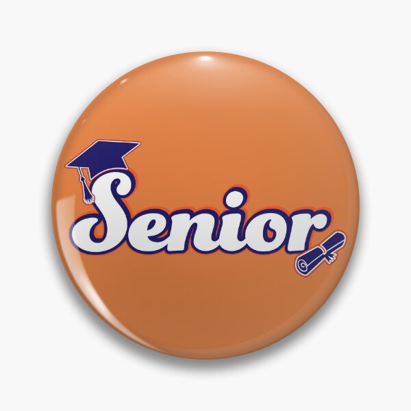Item preview, Senior Graduation Design (Blue and Orange) designed and sold by SavsSparkleShop.