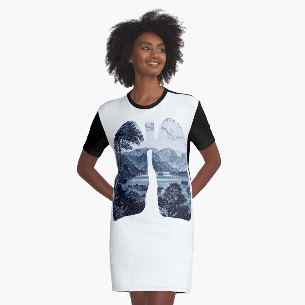 Aperçu de l'œuvre Robe t-shirt créée et vendue par thepapercrane.