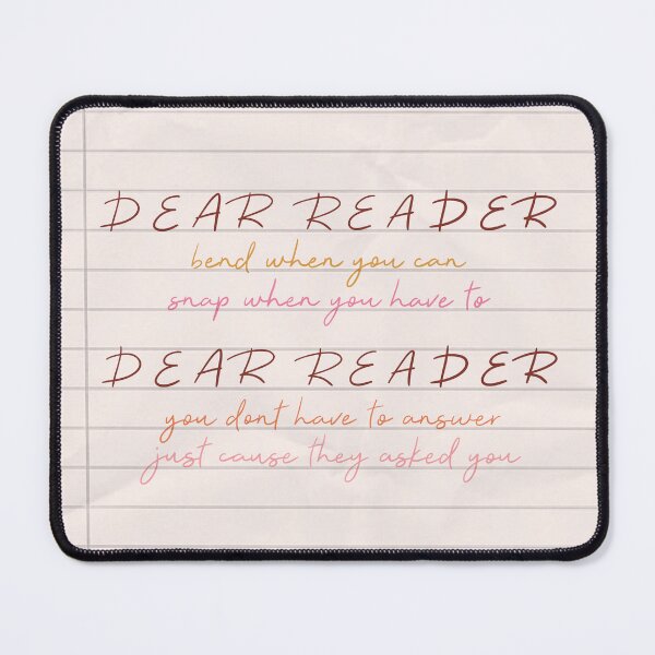 Item preview, Dear Reader Taylor Swift designed and sold by Libby :).