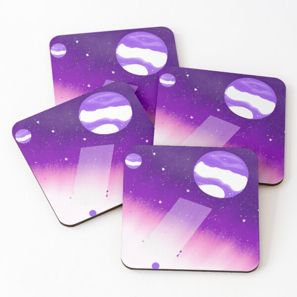 Item preview, A space scene with a purple and white designed and sold by aryan-gallery.