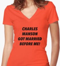 Manson Married Women's Fitted V-Neck T-Shirt