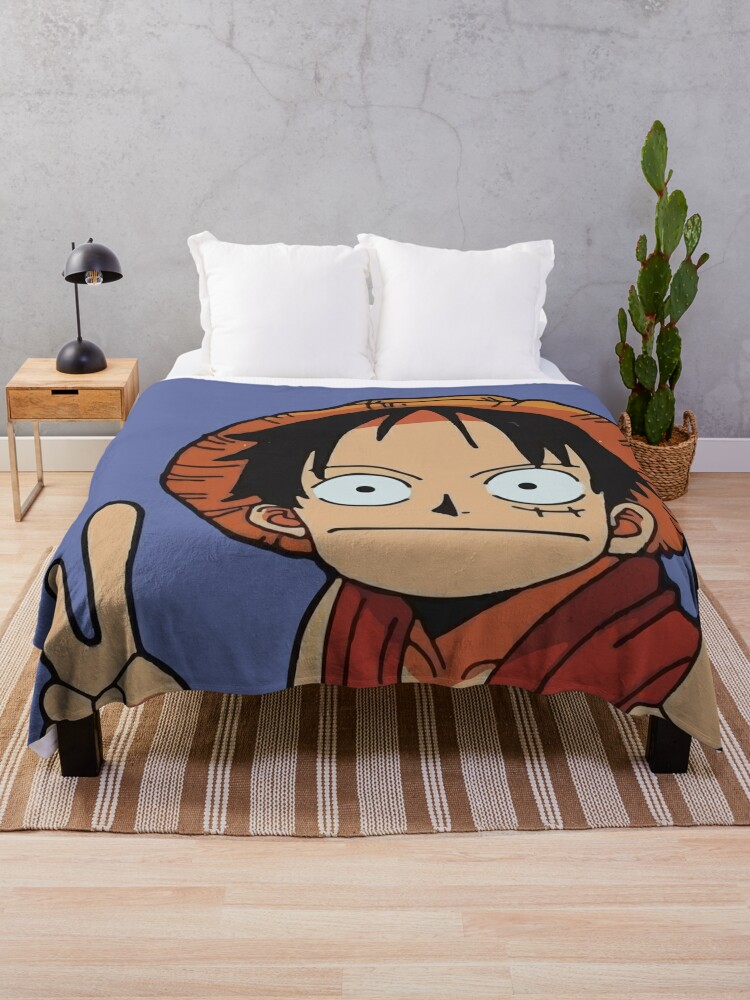 Gear 5 colored manga panel Throw Blanket for Sale by YourDemonSlayer