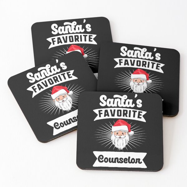 Item preview, Santa's Favorite Counselor Santa Claus Merry Christmas designed and sold by QueenOfPrint.