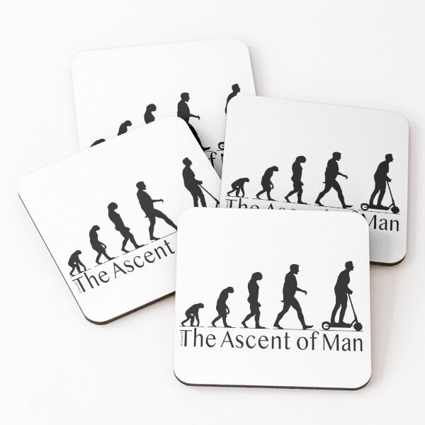 Item preview, The Ascent of Man from Ape to eScooter Rider designed and sold by Steve Needham.
