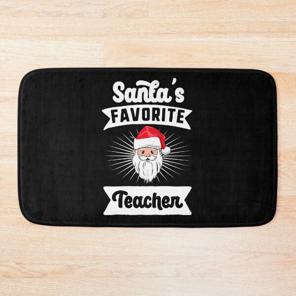 Item preview, Santa's Favorite Teacher Santa Claus Merry Christmas designed and sold by QueenOfPrint.
