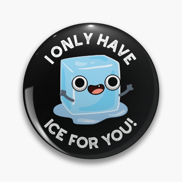 Item preview, I Only Have Ice For You Funny Eye Puns (Dark BG) designed and sold by punnybone.