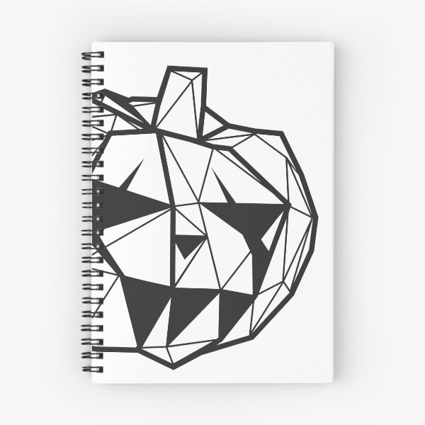 Item preview, Black and white halloween carved pumpkin designed and sold by StudioRenate.