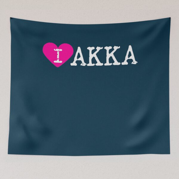 Item preview, I Heart Akka Love Akka Fitted VNeck designed and sold by suhennacreation.