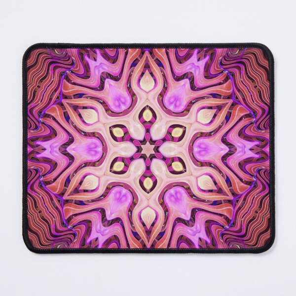 Item preview, Boho Vibes Kaleidoscope Abstract Maximalist Style Hippie Colors Mix of Mauve Violet Lilac Cream 9 of 16 designed and sold by Beachy.