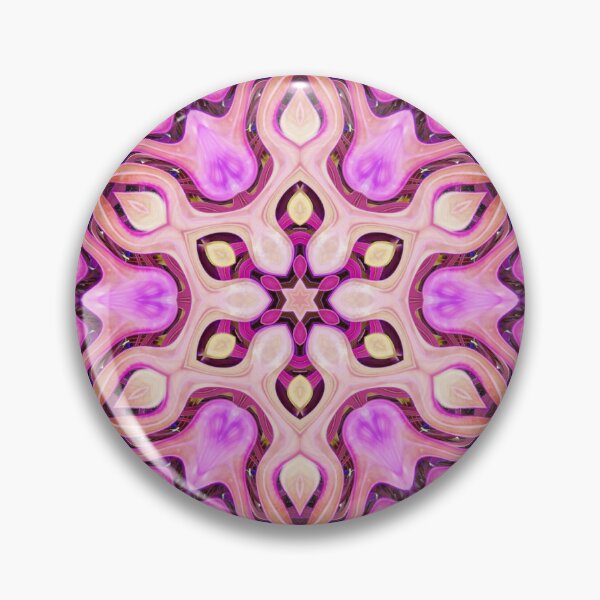 Item preview, Boho Vibes Kaleidoscope Abstract Maximalist Style Hippie Colors Mix of Mauve Violet Lilac Cream 9 of 16 designed and sold by Beachy.