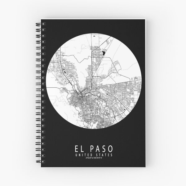 Item preview, El Paso Mapa de la Ciudad de Texas, EE.UU. - Luna Llena designed and sold by deMAP.