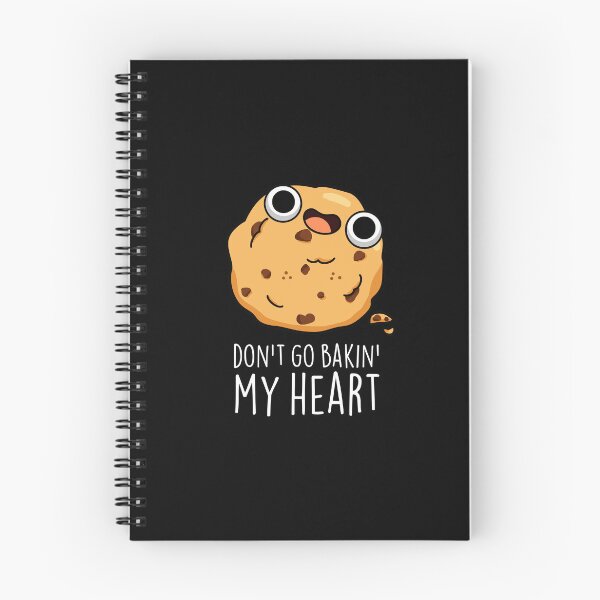 Item preview, Don't Go Bakin My Heart Funny Cookie Puns (Dark BG) designed and sold by punnybone.