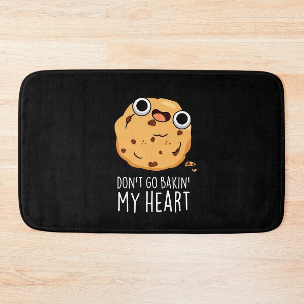 Item preview, Don't Go Bakin My Heart Funny Cookie Puns (Dark BG) designed and sold by punnybone.