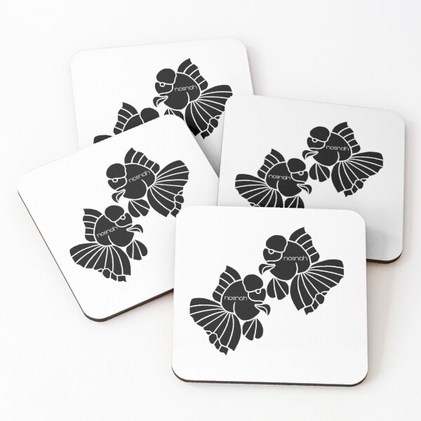 Item preview, Black Oranda Goldfish Logo Pair designed and sold by Nosnah.