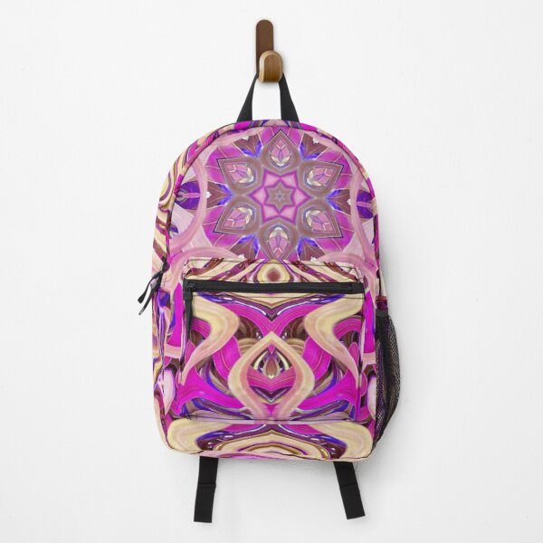 Item preview, Boho Vibes Kaleidoscope Abstract Maximalist Style Hippie Colors Mix of Mauve Violet Lilac Cream 10 of 16 designed and sold by Beachy.