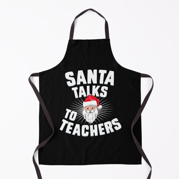 Item preview, Santa Talks To Teachers Xmas School Teacher Merry Christmas designed and sold by QueenOfPrint.
