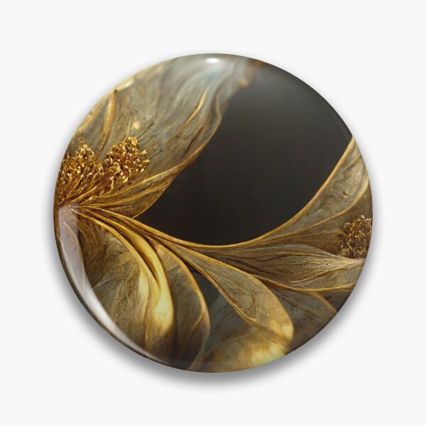Artikelvorschau, Goldene Fraktal-Blume entworfen und verkauft von Aaron Ochs.