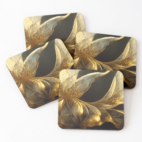 Item preview, Golden Fractal Flower designed and sold by Aaron Ochs.