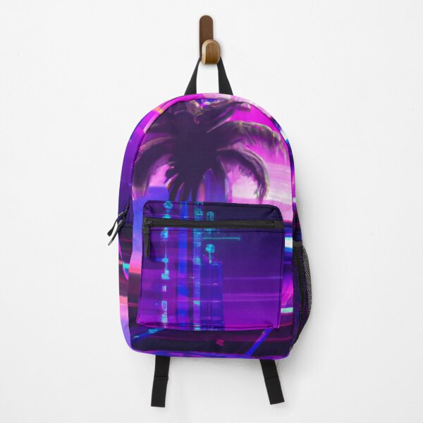 Item preview, A car driving down a road next to a palm tree designed and sold by aryan-gallery.