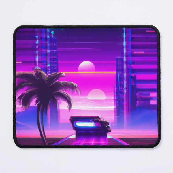 Item preview, A car driving down a road next to a palm tree designed and sold by aryan-gallery.