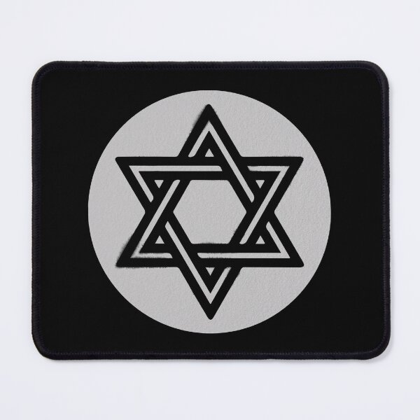 Item preview, Star of David ink on paper circle , judaism, jewish and Israel symbol designed and sold by IsisOsiris.