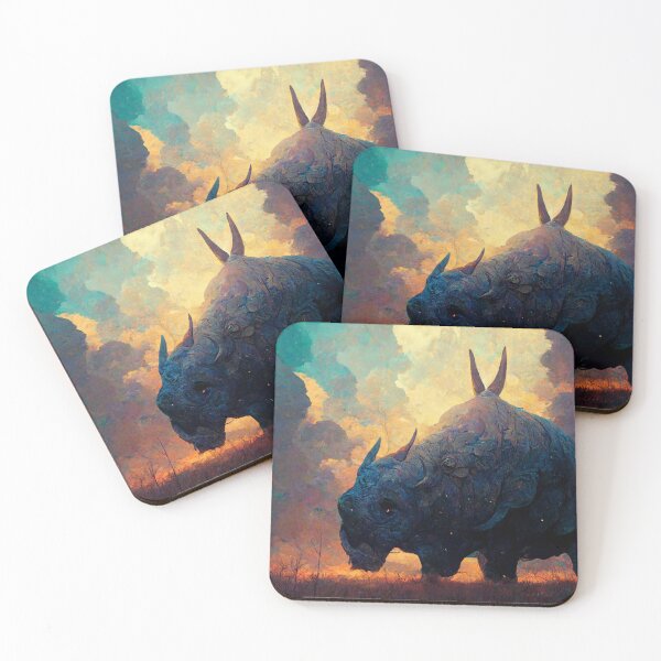 Item preview, god of rhinoceros designed and sold by shrineshop.