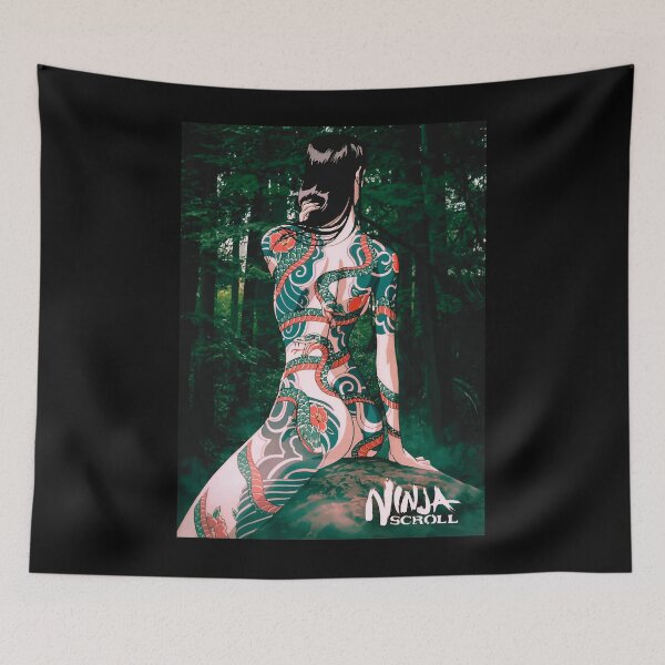 Item preview, Ninja Scroll Benisato  - Tshirt designed and sold by DallinLebsack.