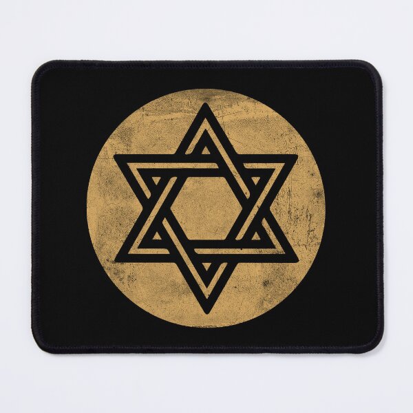 Item preview, Star of David on golden circle , judaism, jewish and Israel symbol designed and sold by IsisOsiris.
