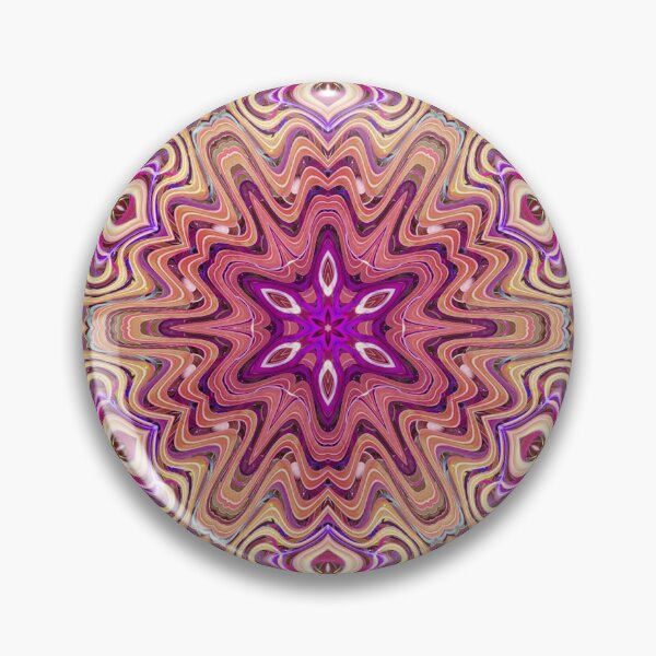 Item preview, Boho Vibes Kaleidoscope Abstract Maximalist Style Hippie Colors Mix of Mauve Violet Lilac Cream 11 of 16 designed and sold by Beachy.