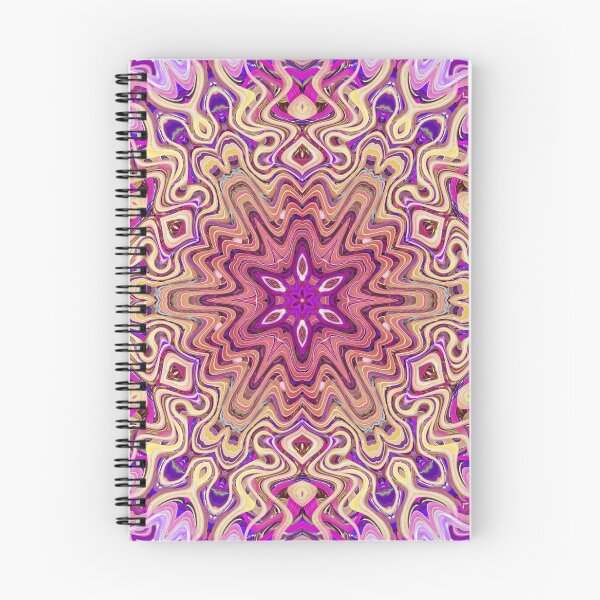 Item preview, Boho Vibes Kaleidoscope Abstract Maximalist Style Hippie Colors Mix of Mauve Violet Lilac Cream 11 of 16 designed and sold by Beachy.