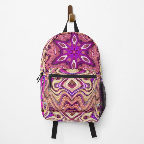 Item preview, Boho Vibes Kaleidoscope Abstract Maximalist Style Hippie Colors Mix of Mauve Violet Lilac Cream 11 of 16 designed and sold by Beachy.