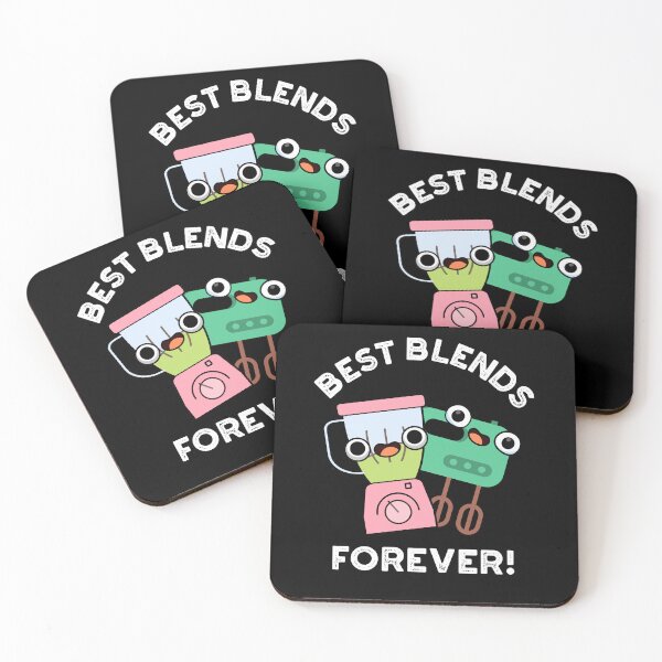 Item preview, Best Blends Forever Funny BFF Puns (Dark BG) designed and sold by punnybone.