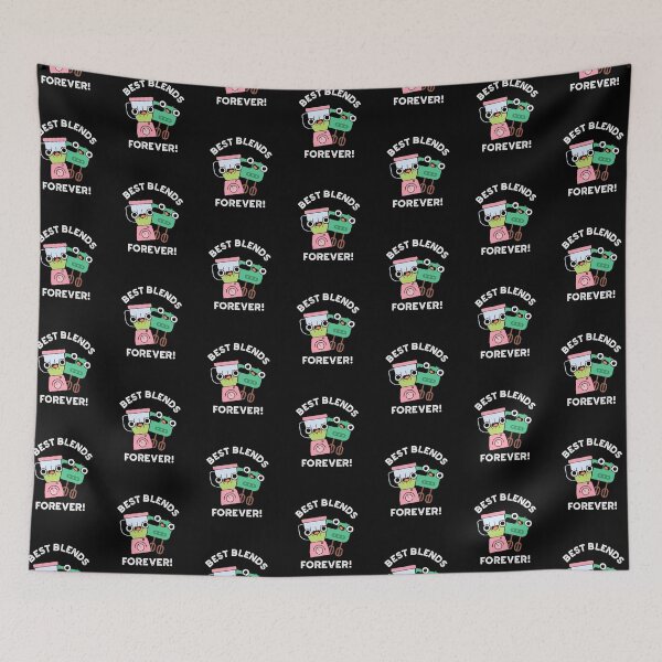 Item preview, Best Blends Forever Funny BFF Puns (Dark BG) designed and sold by punnybone.