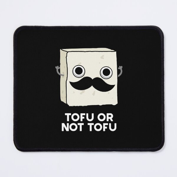 Item preview, Tofu Or Not Tofu Funny Shakespeare Food Puns (Dark BG) designed and sold by punnybone.