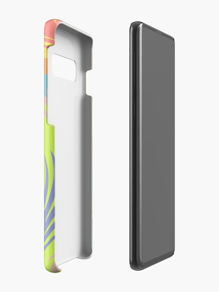 Alternate view of Abstract Twirl Wave Case & Skin for Samsung Galaxy