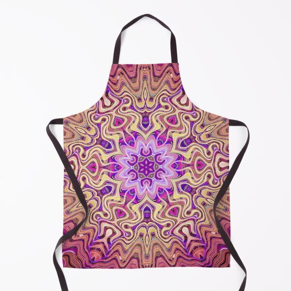 Item preview, Boho Vibes Kaleidoscope Abstract Maximalist Style Hippie Colors Mix of Mauve Violet Lilac Cream 12 of 16 designed and sold by Beachy.
