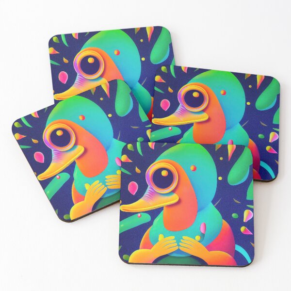Item preview, Stoned platypus designed and sold by Hoity-Toity.