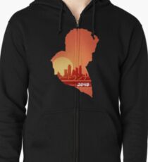 Blade runner 2049 Sunset Zipped Hoodie