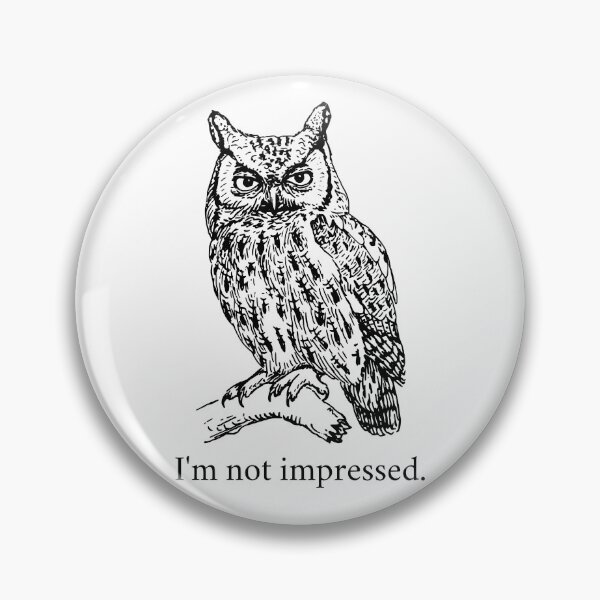 Item preview, Screech Owl is not impressed. designed and sold by NiftyTees.