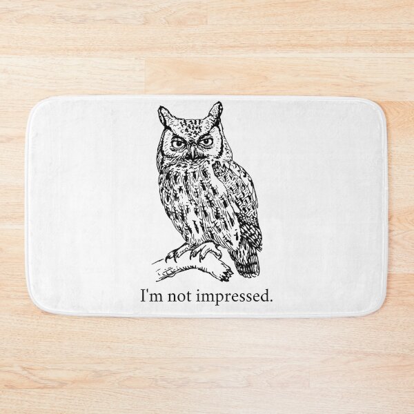 Item preview, Screech Owl is not impressed. designed and sold by NiftyTees.