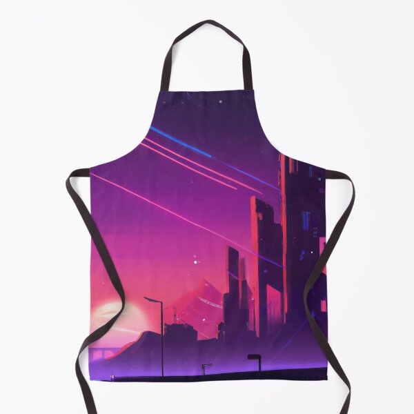 Item preview, A futuristic city with a sunset (2) designed and sold by aryan-gallery.