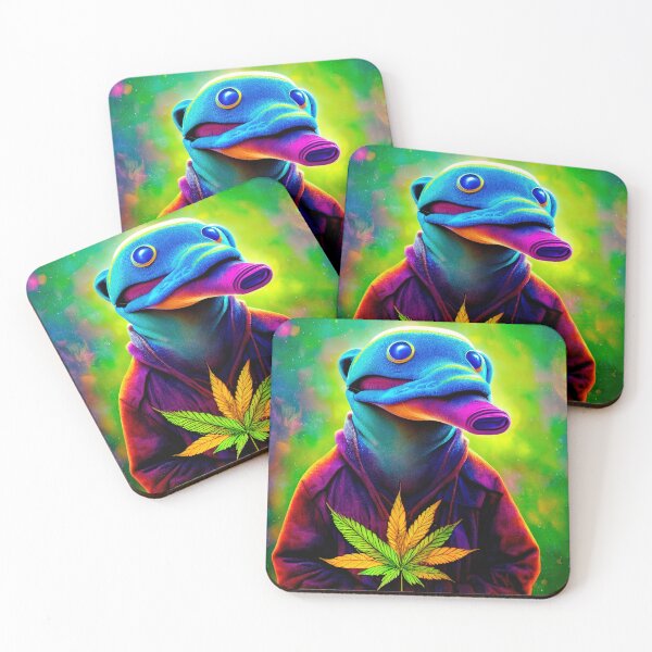 Item preview, Stoned platypus designed and sold by Hoity-Toity.