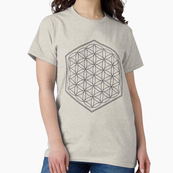Item preview, Hex Outline Flower of Life (light background) designed and sold by hexagrahamaton.