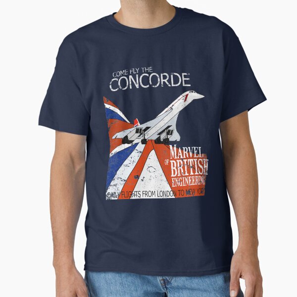 Vista previa del artículo con la obra «Come Fly The Concorde | Marvel de British Engineering Vintage Poster Design», diseñado y vendido por RealPilotDesign.