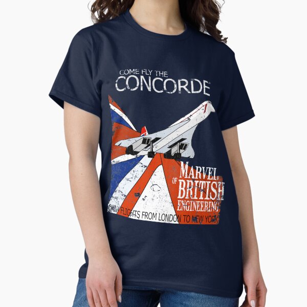 Artikel-Vorschau von Komm, flieg mit der Concorde | Wunder des britischen Technik-Weinlese-Plakat-Designs, designt und verkauft von RealPilotDesign.