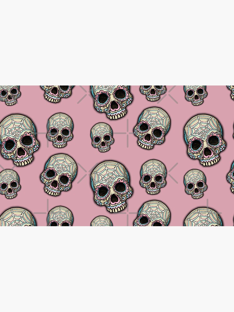 Imagen 6 de 6, Taza de café con la obra Pink Sugar Skull, diseñada y vendida por AdrianFilmore.