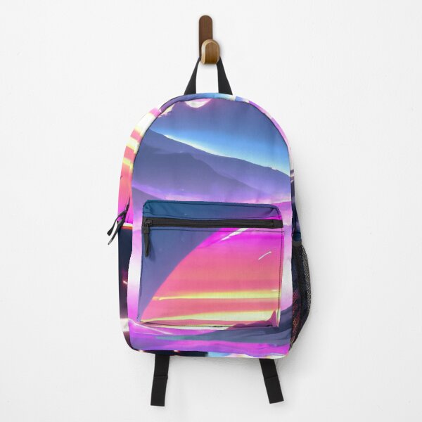Item preview, A futuristic landscape with a sunset and mountains designed and sold by aryan-gallery.
