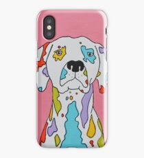 Coloured Dalmatian iPhone Case