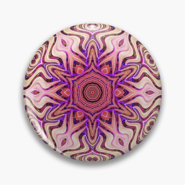 Item preview, Boho Vibes Kaleidoscope Abstract Maximalist Style Hippie Colors Mix of Cream Lilac Violet Mauve 14 of 16 designed and sold by Beachy.